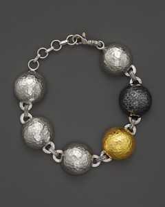 Gurhan silver and 24k gold dome b1675