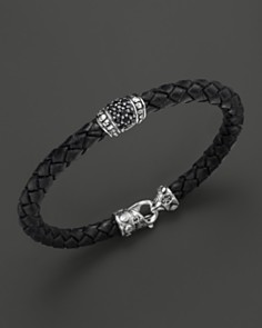scott kaymen woven black leather 315YSD
