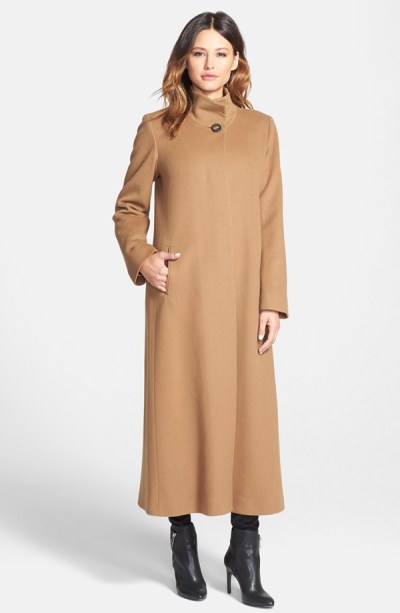 Stand Collar Loro Piana Coat Fleurette 775sale