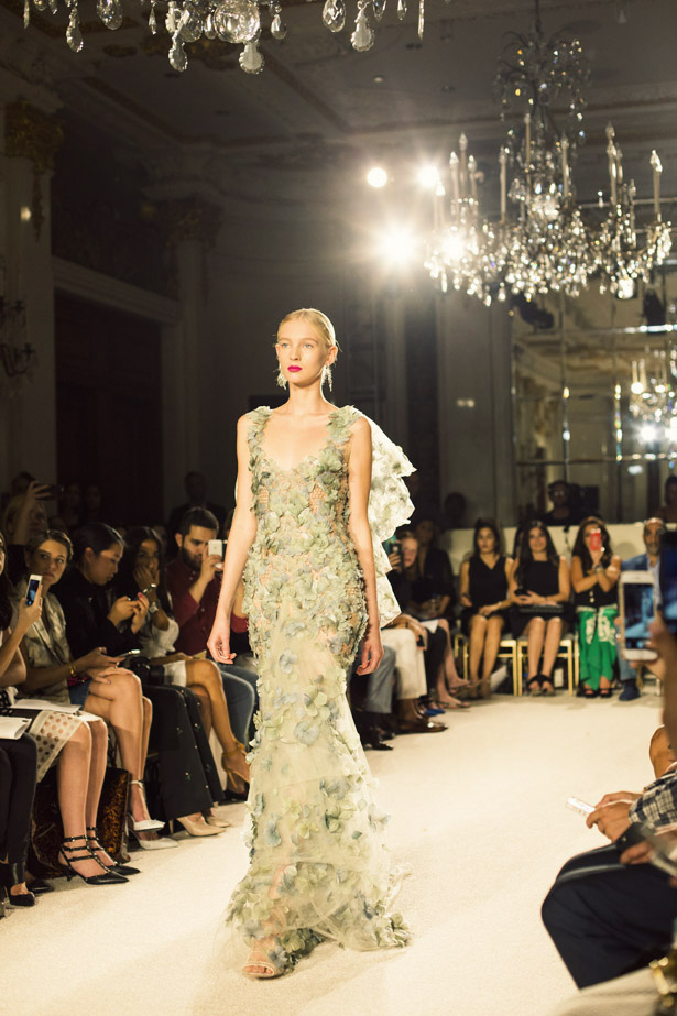 Marchesa Spring / Summer 2016 collection at the St. Regis New York for NYFW.