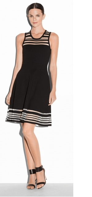 Invisible stripeflaredress350