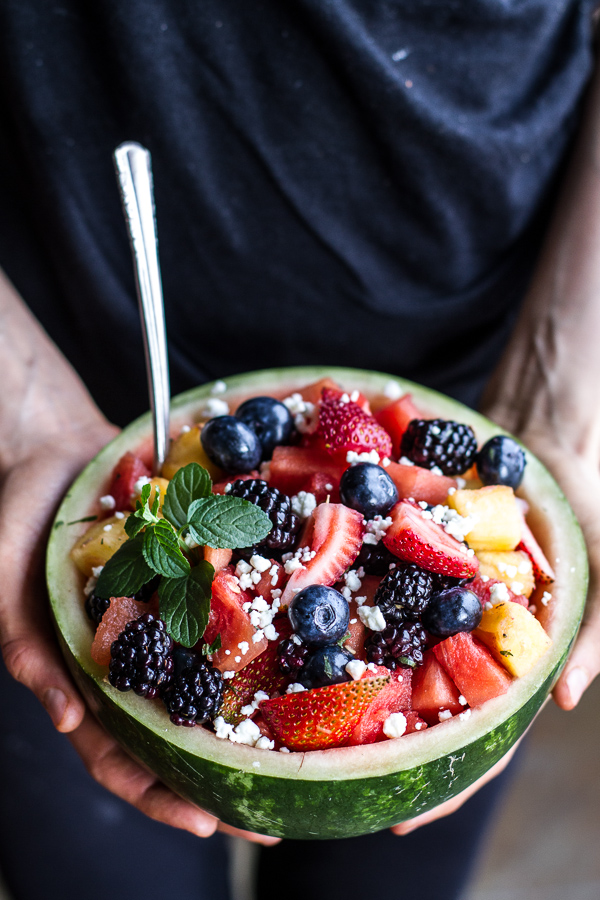 Caribbean-Jerk-Salmon-with-Curried-Pineapple-and-Goat-Cheese-Salad-Fruit-Salad.-1